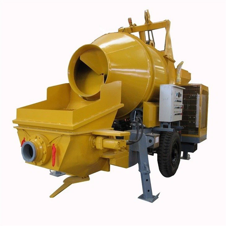 portable diesel concrete mixer with pump price